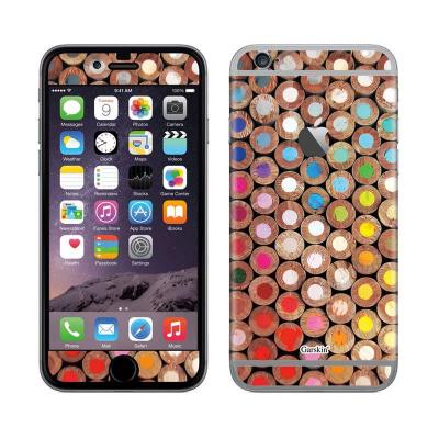 Garskin Pencil Pattern Round Skin Protector for iPhone 6