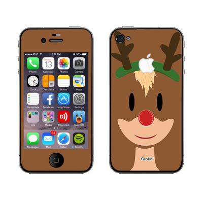 Garskin Rudolph Is Here Skin Protector for iPhone 4