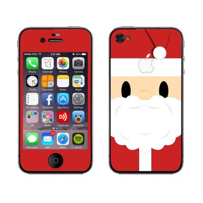 Garskin Santa Ho Ho Ho Skin Protector iPhone 4