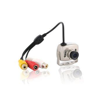 Generic 208 Wired Security Camera with 6 LEDs Silver  