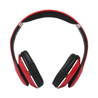Generic Multimedia Headphone Bluetooth with Built-in Microphone Merah