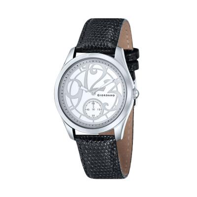 Giordano Timewear 2660-02 Black Silver Jam Tangan Pria