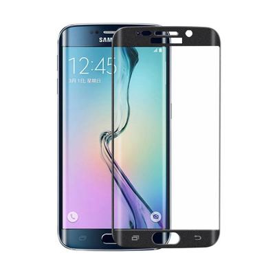 Glass Premium Tempered Glass Screen Protector for Samsung S6 edge - Black