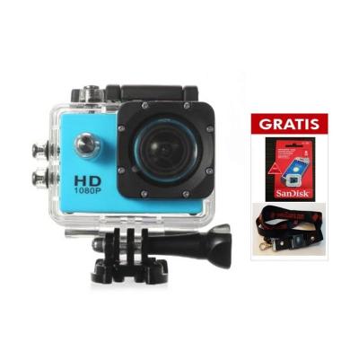 Glitz Biru Action Camera [Wifi/Waterproof] + Bonus