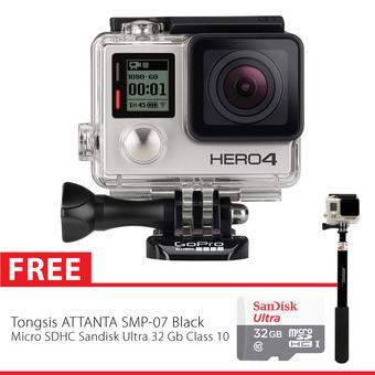 GoPro HERO4 Silver Edition Combo Supreme - FULL HD 1080P/60FPS  