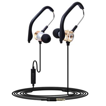 GoSport In-Ear Stereo Earphone with Mic (Gold)  