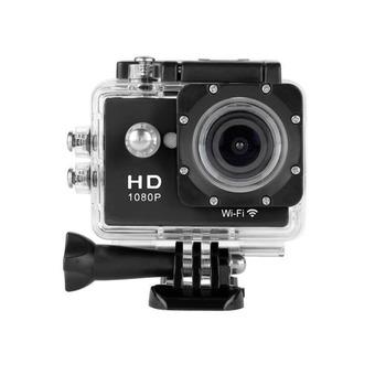 Goldfox W9 WIFI 2" 12MP HD Sports Digital Video 1080P Action Camera Original Waterproof Black (Intl)  