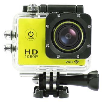 Goldfox W9 WIFI 2" 12MP HD Sports Digital Video 1080P Action Camera Original Waterproof Yellow (Intl)  