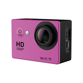 Goldfox W9 WIFI 2" HD 12MP Sports Digital Video 1080P Action Camera Original Waterproof Purple (Intl)  