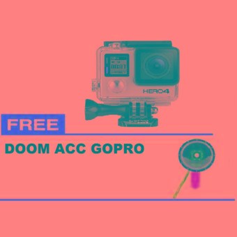 Gop Pro Hero 4 - 12MP - Silver + Gratis Doom Acrilic Shoot  