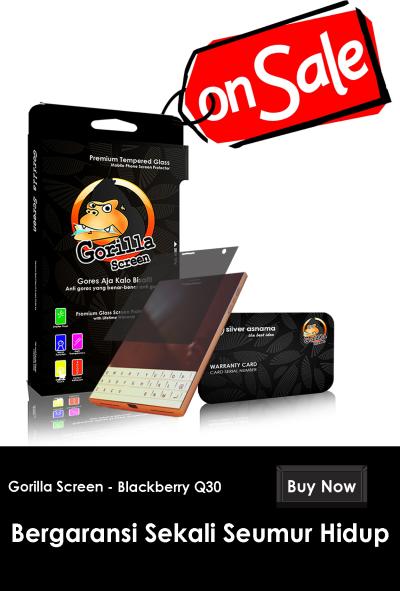 Gorilla GOSCREEN Anti Gores for Blackberry Q 30