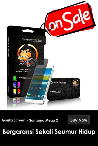 Gorilla GOSCREEN Anti Gores for Samsung Galaxy Mega 2
