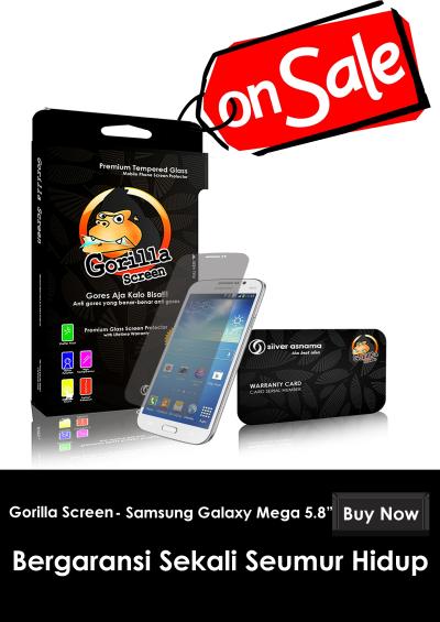 Gorilla GOSCREEN Anti Gores for Samsung Galaxy Mega 5.8