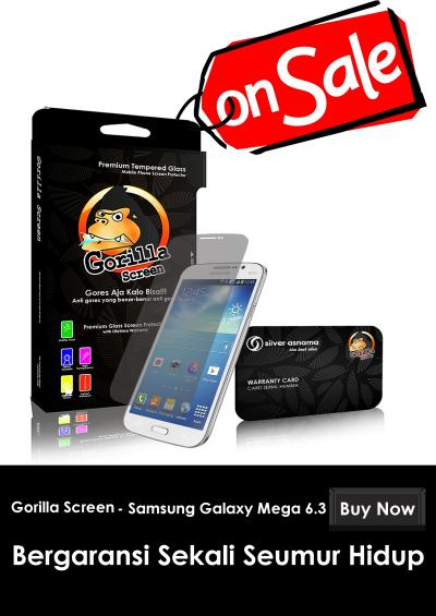 Gorilla GOSCREEN Anti Gores for Samsung Galaxy Mega 6.3