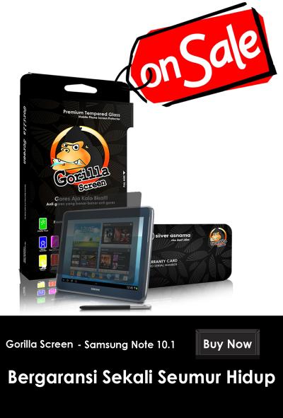 Gorilla GOSCREEN Anti Gores for Samsung Galaxy Note 10.1
