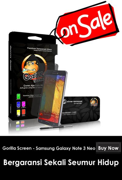 Gorilla GOSCREEN Anti Gores for Samsung Galaxy Note 3 NEO