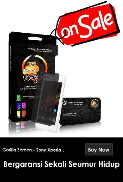 Gorilla GOSCREEN Anti Gores for Sony Xperia L