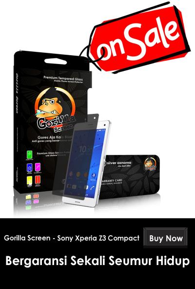 Gorrila Goscreen Anti Gores for Sony Xperia Z3 Compact