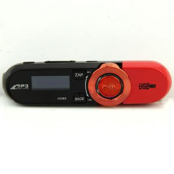 Gosport 8GB Flash TF/SD Card Slot USB LCD Screen MP3 Music Player T Support FM Radio (Red)  