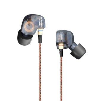 GranVela ATE High Performance Hi-Fi In-Ear Headphones Moving-coil Noise Cancellation Earbuds, 3.5mm Jack Earphones (Black) (Intl)  