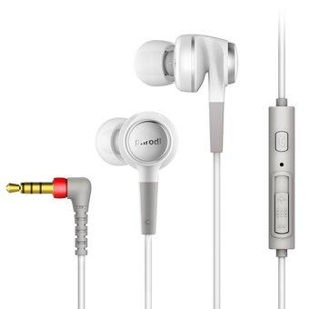 GranVela In-Ear Headphones Phrodi POD-500 Earbuds High Performance Enhanced Stereo Earphones With Microphones (White) (Intl)  