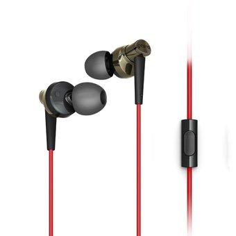 GranVela Phrodi POD-007P Earphones High Performance In-Ear Headphones Enhanced Bass Earbuds With Microphones(Gold) (Intl)  