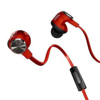 GranVela Phrodi POD-201P Enhanced Bass Creative Couples/lovers In-Ear Headphone with Microphone (Red) (Intl)  