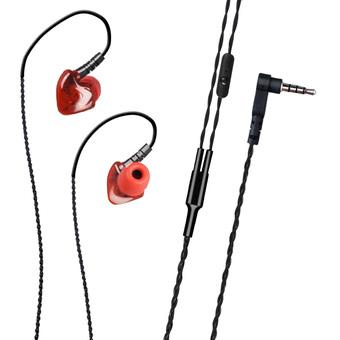 GranVela S50 Noise Isolating In-Ear Headphones (Red) (Intl)  