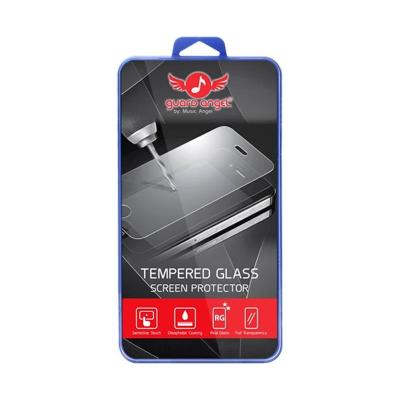 Guard Angel Tempered Glass Screen Protector for Motorola Moto E + Flip Cover Casing