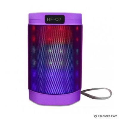 HF-Q7 Speaker Bluetooth LED Selfie Stick - Purple