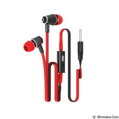 HIPPO Hop Original Handsfree for Smartphone Extra 2 Pairs Silicone Ear Bud - Red