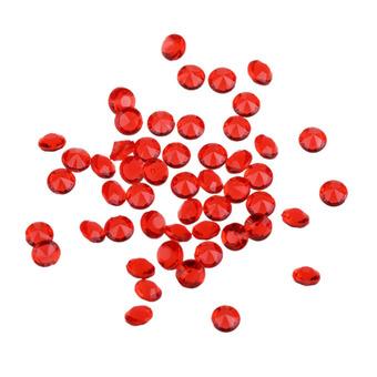 HKS 5000 Pcs Acrylic Diamond Confetti Table Scatters Wedding Decoration Red (Intl)  