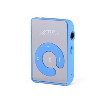 HKS 8GB Mini Clip USB MP3 Player with Micro TF/SD Card Slot and Earphone (Blue) (Intl)  