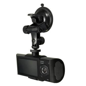 HKS HD Dual Camera Driving Recorder 2.7?? LCD Dash-Cam Car DVR w/ GPS Logger G-Sensor (Intl)  