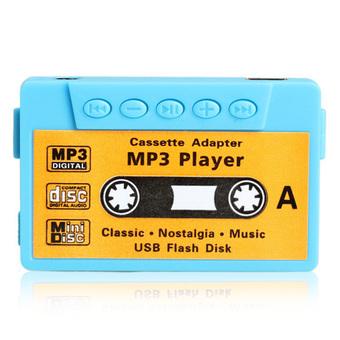 HKS Mini MP3 Player TF USB Flash Disk Cassette Speaker Blue R1BO (Intl)  