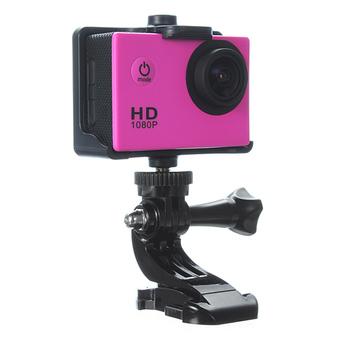 HKS SJ4000 Sport DVR 1080P FHD Video Action Waterproof Camera EU Plug (Purple) (Intl)  