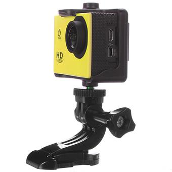 HKS SJ4000 Sport DVR 1080P FHD Video Action Waterproof Camera EU Plug (Yellow) (Intl)  