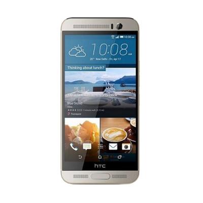 HTC One M9 Plus Gold on Silver Smartphone [32 GB/Ram 3 GB]