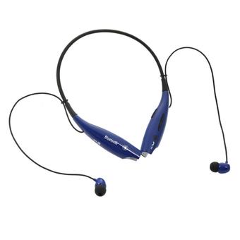 HV-800 Sports Wireless Bluetooth Stereo Neckband Headset for Cellphone/PC/Laptop Dark Blue  