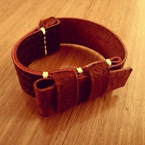 Handmade Leather Strap (Tali jam tangan kulit handmade) Real Zulu I