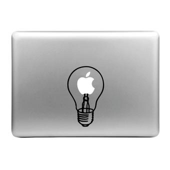 Hat-Prince Lamp Bulb Pattern Removable Decorative Skin Sticker for MacBook Air / Pro / Pro with Retina Display, Size: S  