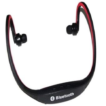 Headphone - Sports Wireless Bluetooth Headset - BTH-404 - Black Red  