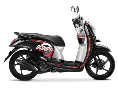 Honda New Scoopy eSP Sporty Metro Black Sepeda Motor