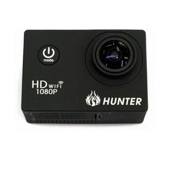 Hunter Action Camera 12MP Full HD Waterproof 2" - Hitam  