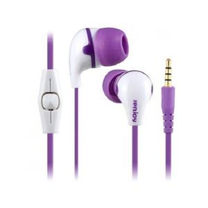 Ienjoy IN-502 Earphone / Headset / Earset In Ear Microphone - Purple
