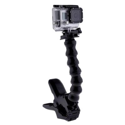 Indo Dealz Action Camera Jaws Flex Clamp Mount Hitam untuk GoPro Hero dan SJCAM SJ4000/SJ5000/M10