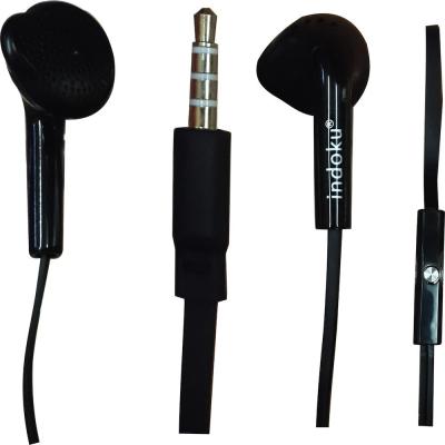 Indoku Headphone 126 for Blackberry , iPhone , Samsung ( Black / White Package )