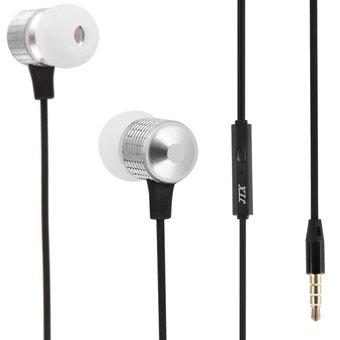 JTX J520 1.2M In Ear Headset with Mic Perfect Sound Earphone Good Sound Insulation(Sliver)  