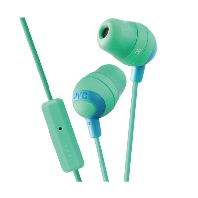 JVC Marshmallow Remote HA-FR37 Green Headset