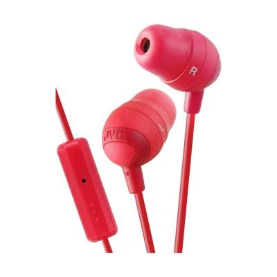 JVC Marshmallow Remote HA-FR37 Red Headset
